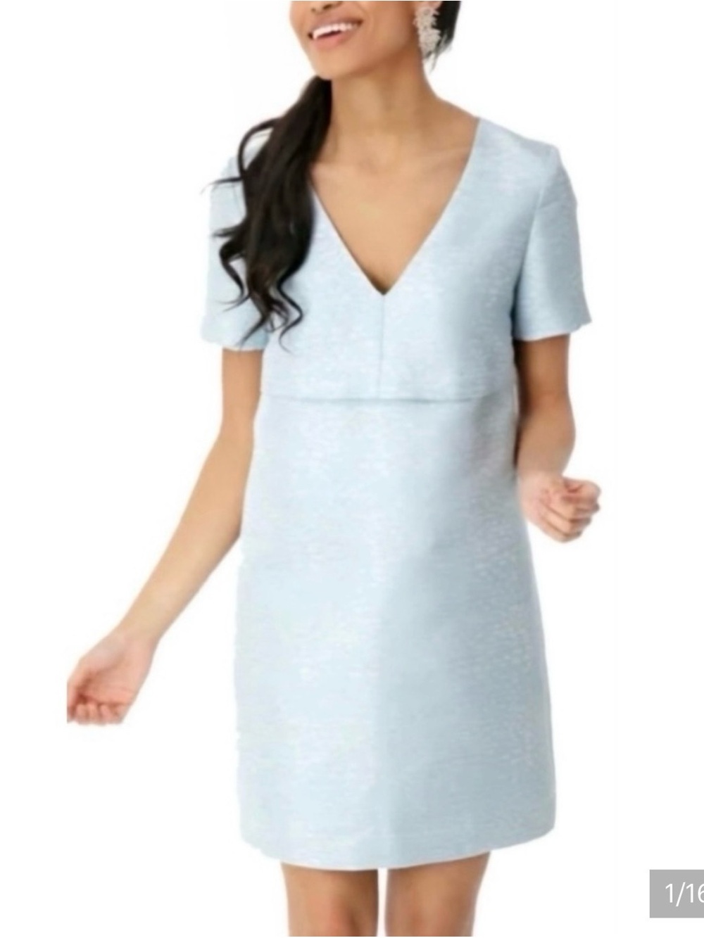Tuckernuck Ice Blue Caroline Shift Dress